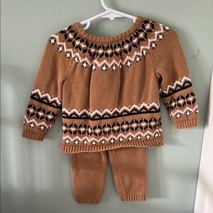 Old Navy Brown Knit Set